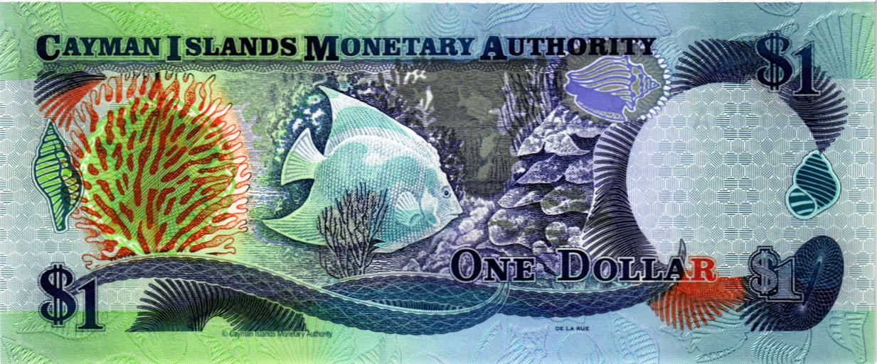 КАЙМАНОВЫ ОСТРОВА 1 ДОЛЛАР (Q/1) мини 2