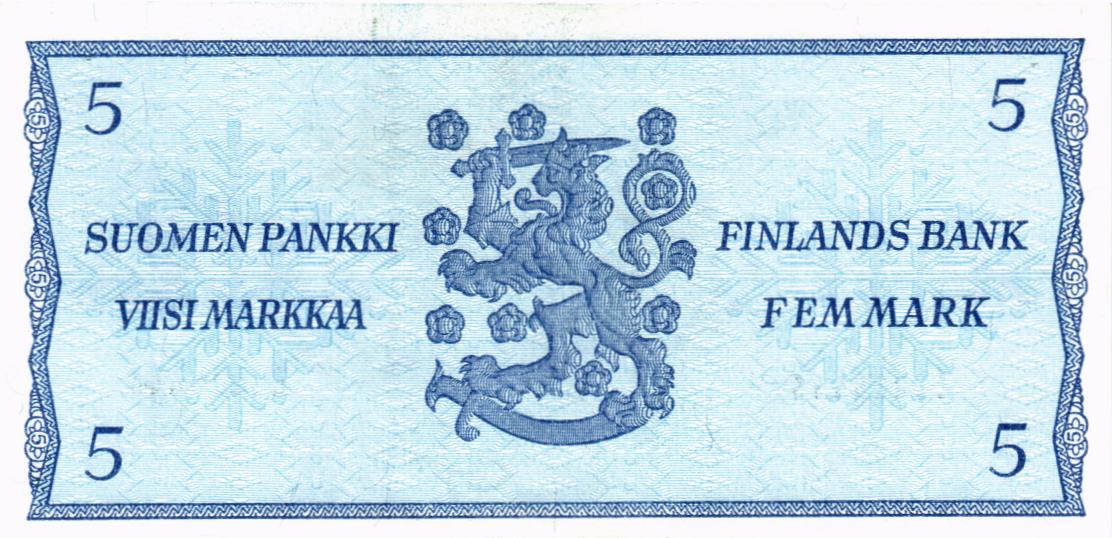 ФИНЛЯНДИЯ 5 МАРОК (Litt. B) мини 2