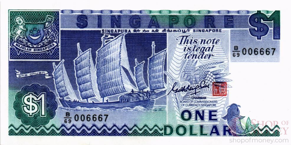 СИНГАПУР 1 ДОЛЛАР