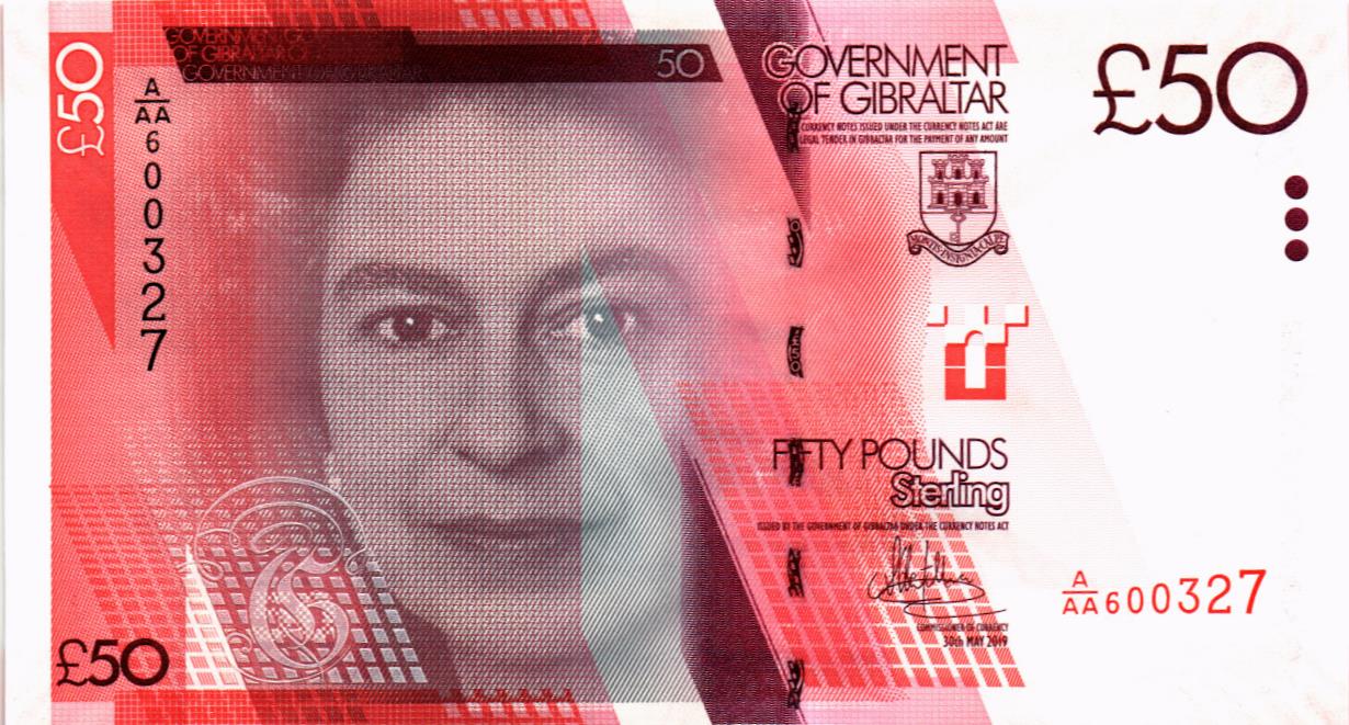 ГИБРАЛТАР 50 ФУНТОВ