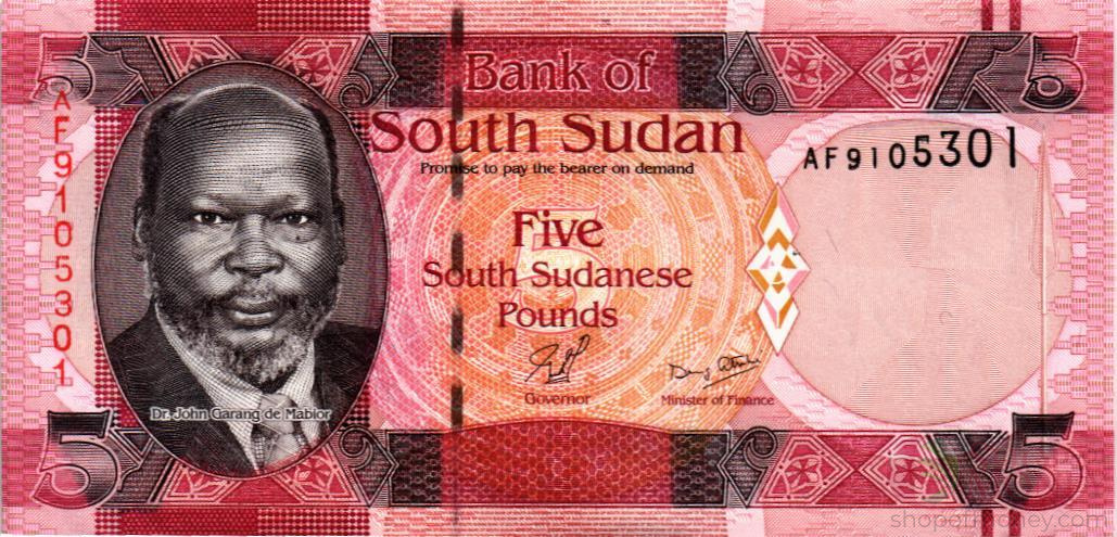 ЮЖНЫЙ СУДАН 5 ФУНТОВ мини 1