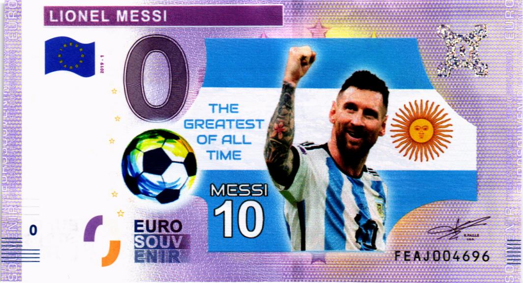 LIONEL MESSI 0 ЕВРО мини 1