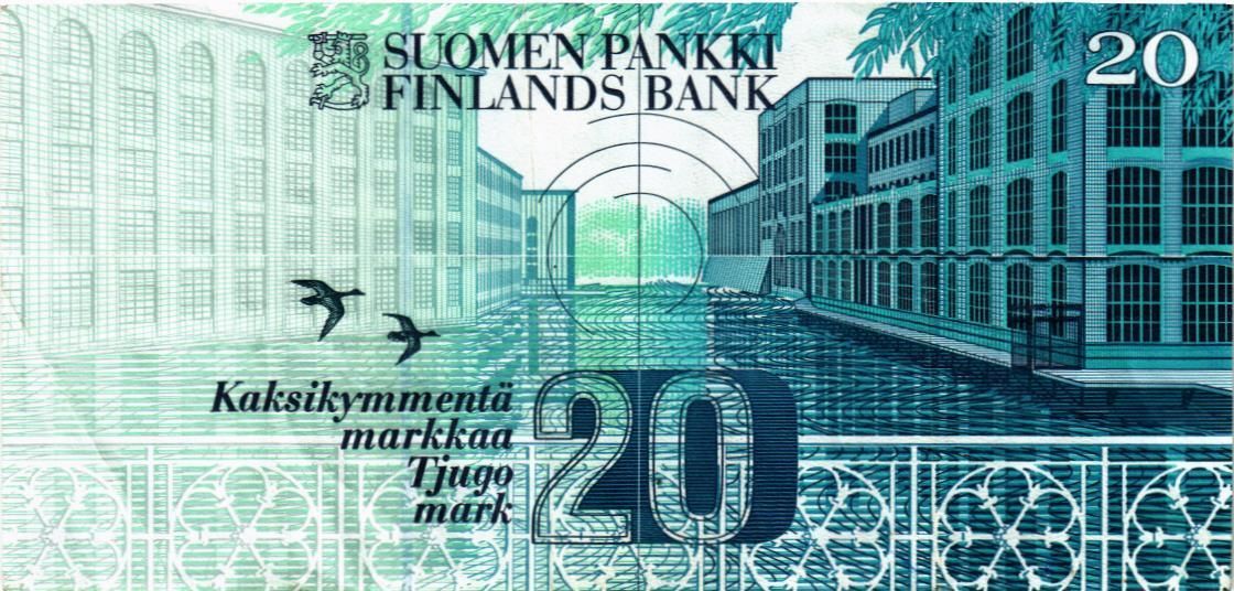 ФИНЛЯНДИЯ 20 МАРОК (Litt. A) мини 2