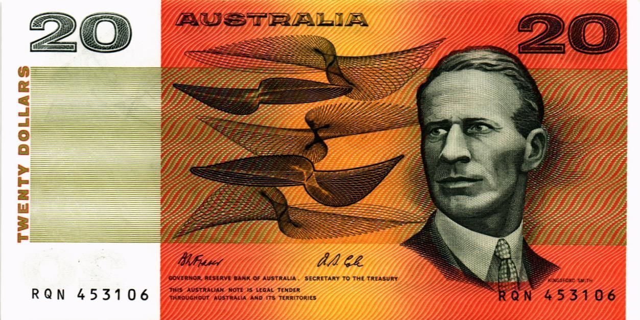 АВСТРАЛИЯ 20 ДОЛЛАРОВ мини 1
