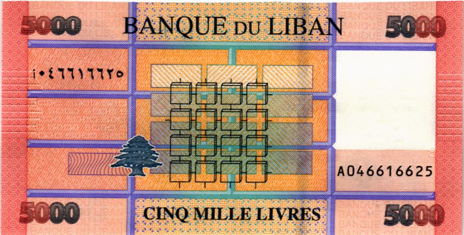 ЛИВАН 5000 ЛИВРОВ мини 2