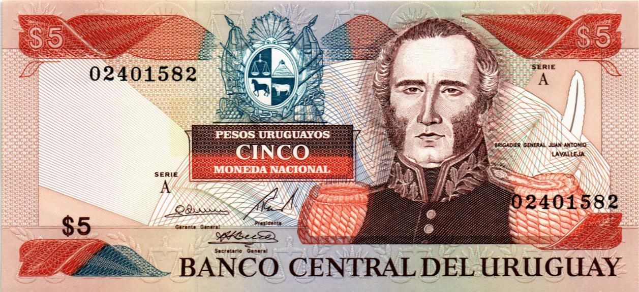 УРУГВАЙ 5 ПЕСО мини 1