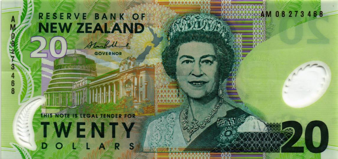 НОВАЯ ЗЕЛАНДИЯ 20 ДОЛЛАРОВ мини 1