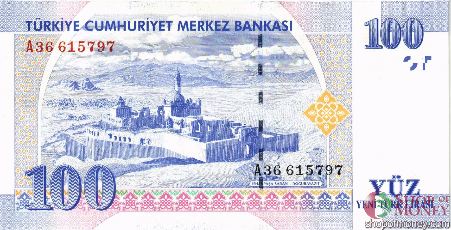 ТУРЦИЯ 100 ЛИР мини 2