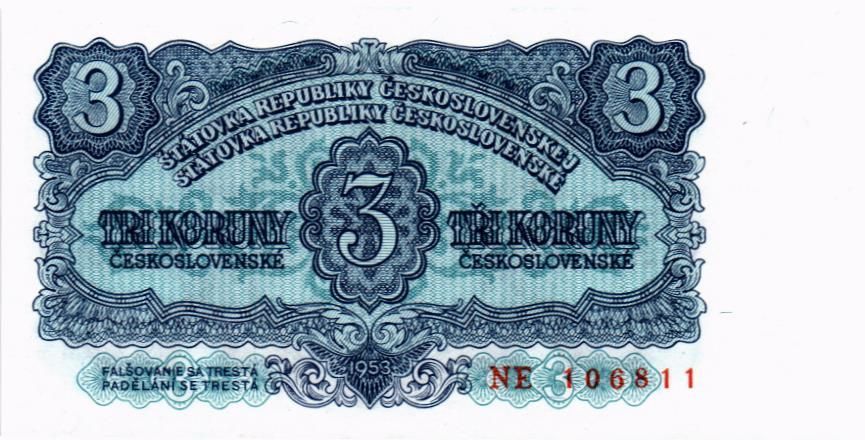 ЧЕХОСЛОВАКИЯ 3 КРОН мини 1