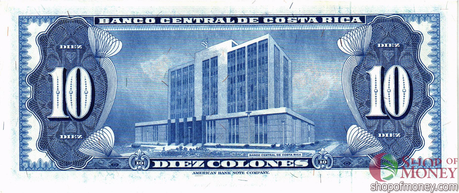 КОСТА-РИКА 10 КОЛОН мини 2