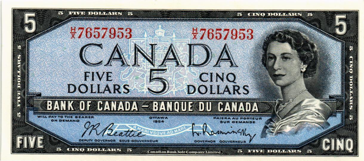 КАНАДА 5 ДОЛЛАРОВ мини 1
