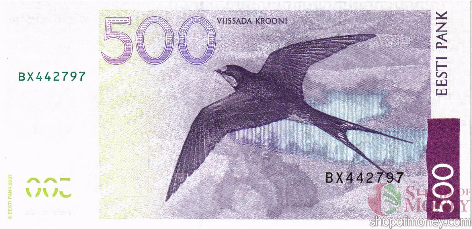 ЭСТОНИЯ 500 КРОН мини 2