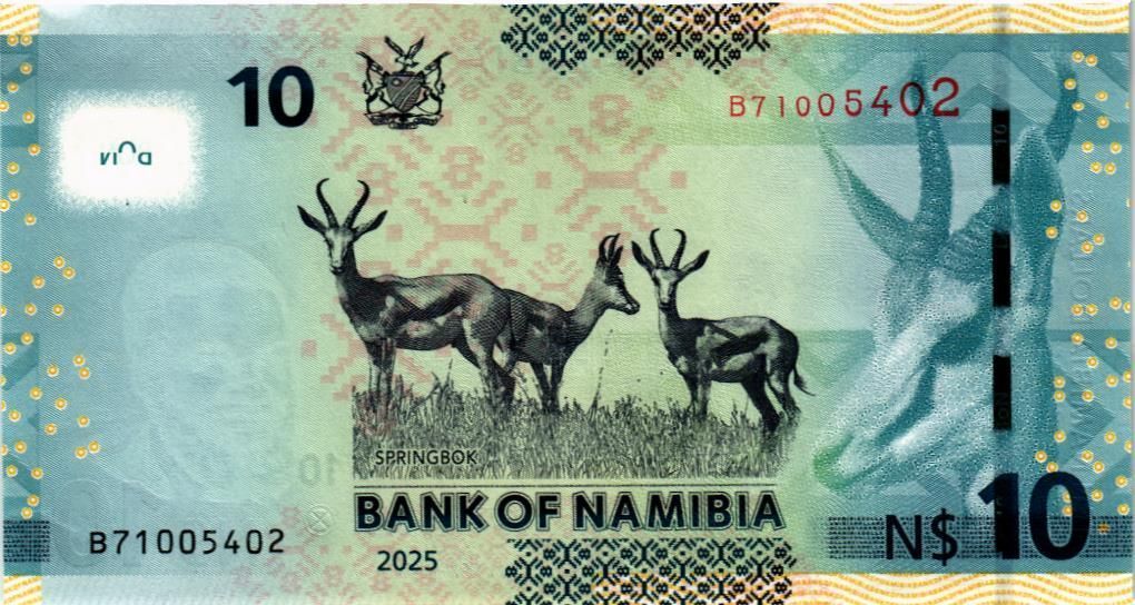 НАМИБИЯ 10 ДОЛЛАРОВ мини 2
