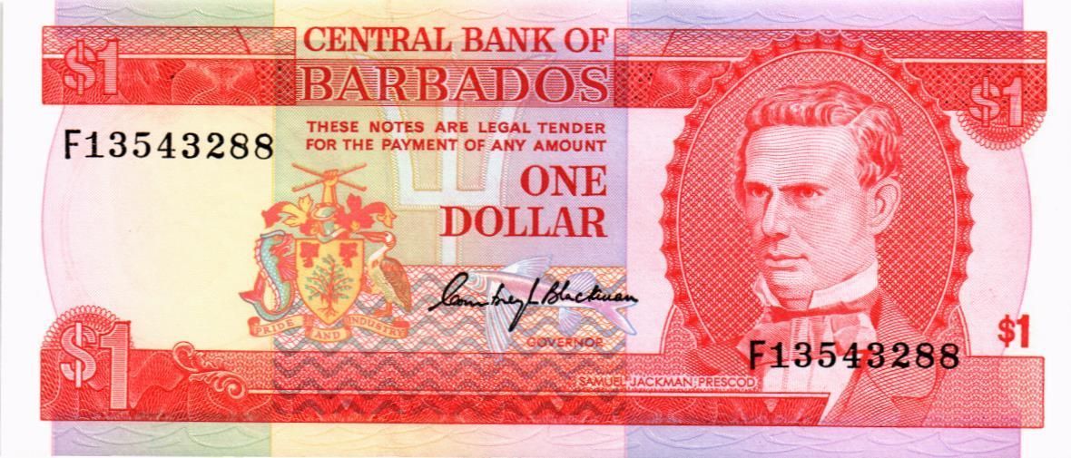 БАРБАДОС 1 ДОЛЛАР