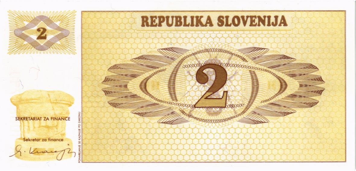 СЛОВЕНИЯ 2 ТОЛАРА