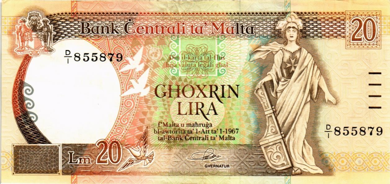 МАЛЬТА 20 ЛИР