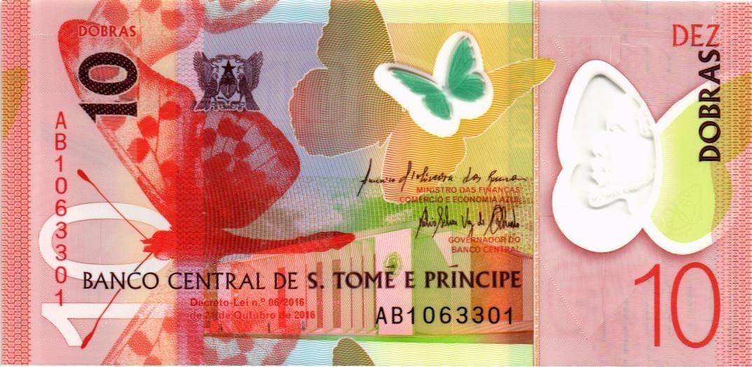САН-ТОМЕ И ПРИНСИПИ 10 ДОБР (ПОЛИМЕР) мини 1