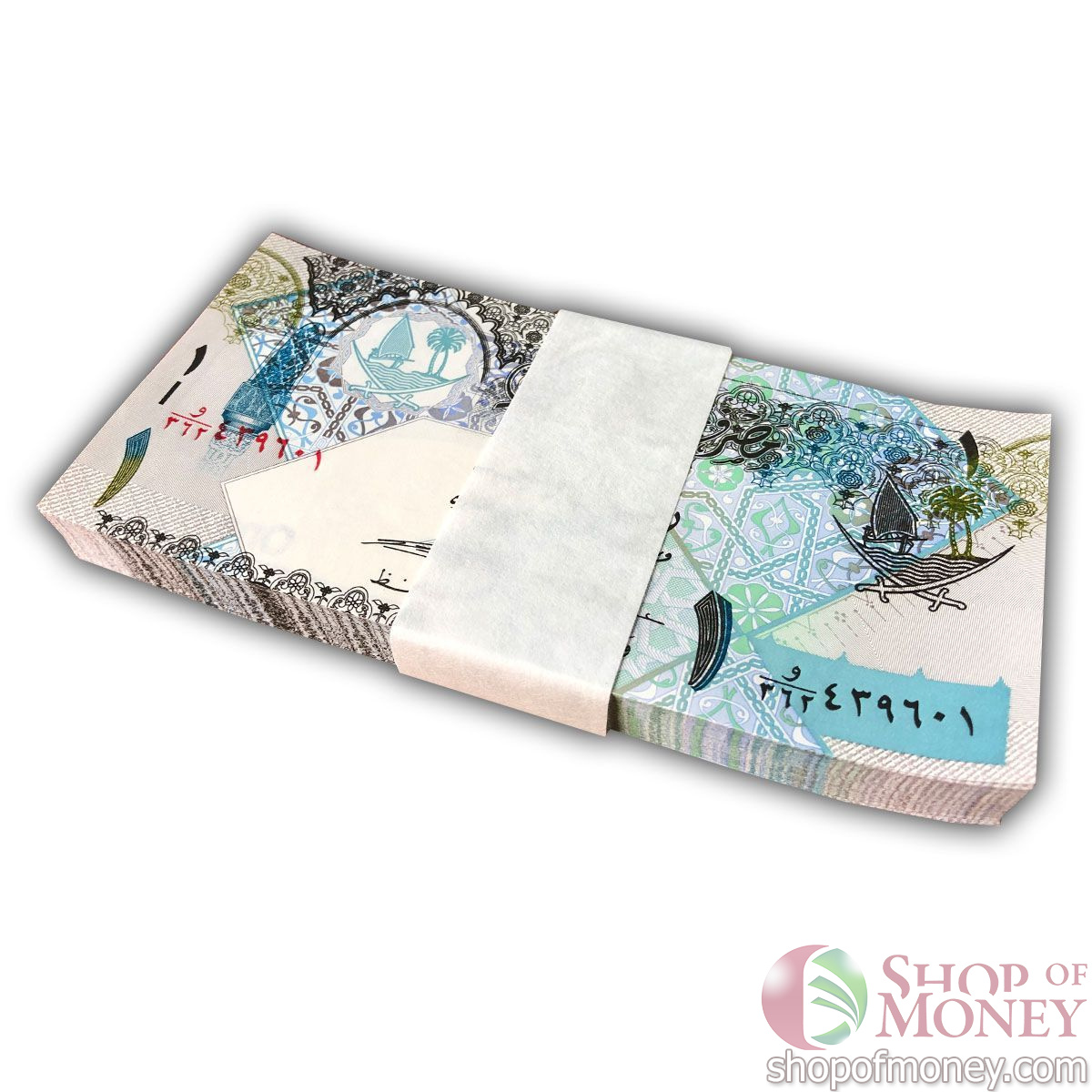 КАТАР 1 РИАЛ (100 БАНКНОТ) мини 1