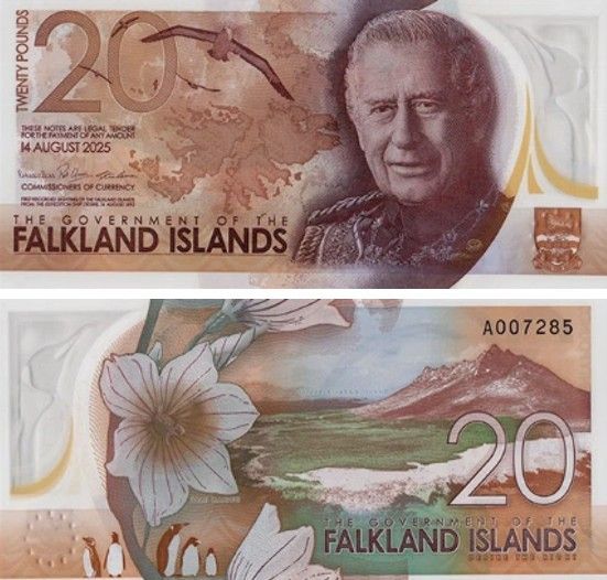 ФОЛКЛЕНДСКИЕ ОСТРОВА НАБОР 5-10-20 ФУНТОВ мини 2