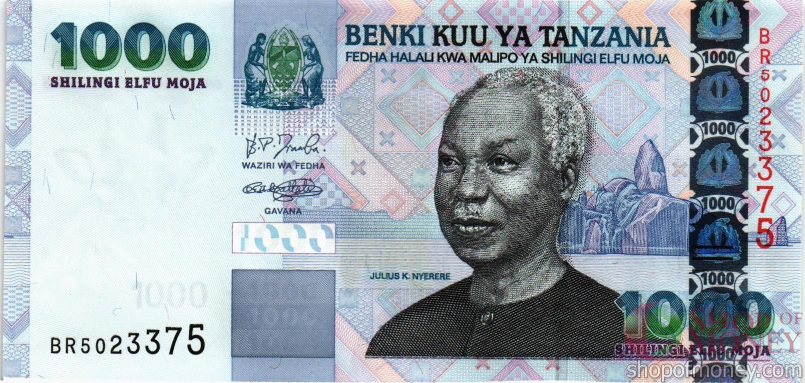 ТАНЗАНИЯ 1000 ШИЛЛИНГОВ мини 1