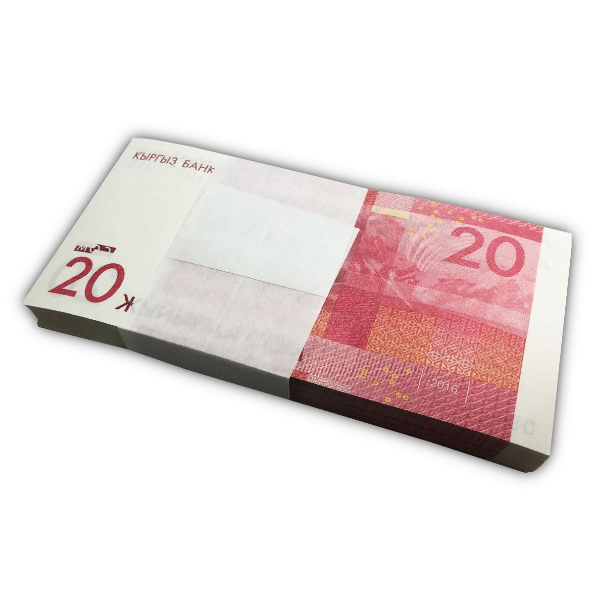КИРГИЗИЯ 20 СОМ (100 БАНКНОТ) мини 2
