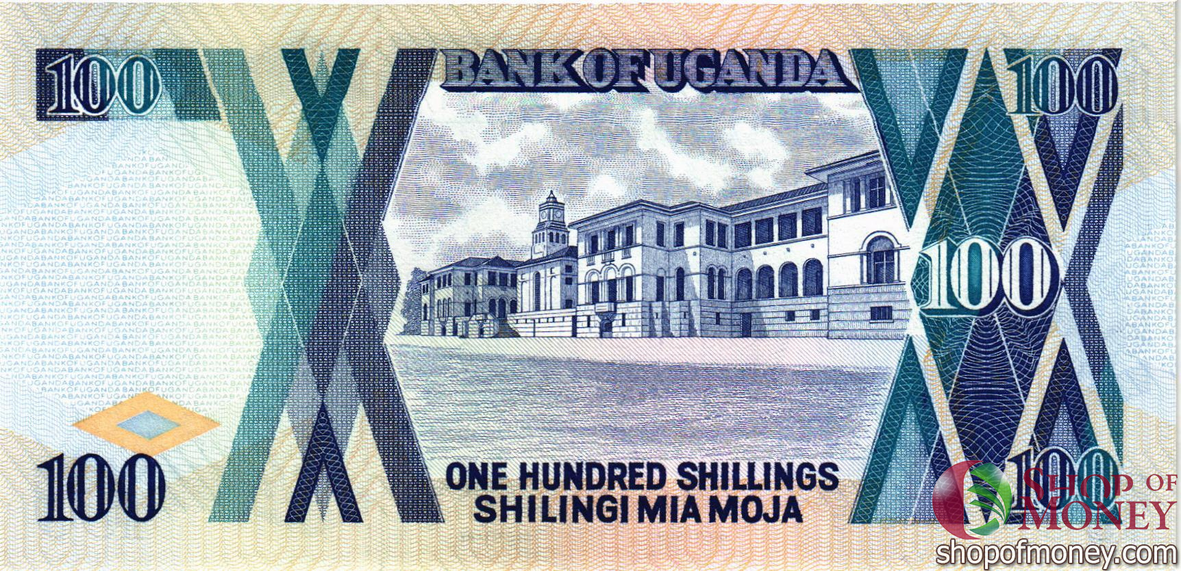 УГАНДА 100 ШИЛЛИНГОВ мини 2