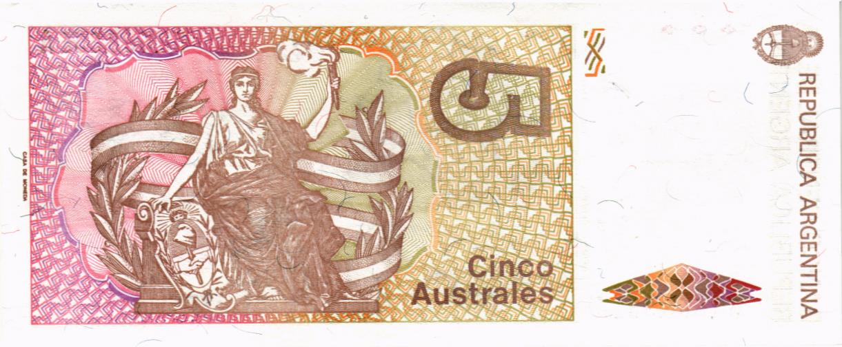 АРГЕНТИНА 5 АУСТРАЛЕЙ мини 2