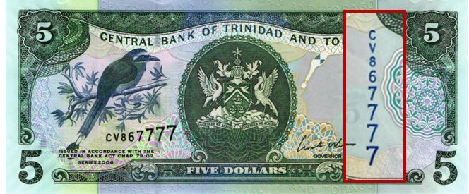 ТРИНИДАД И ТОБАГО 5 ДОЛЛАРОВ #CV867777 мини 1