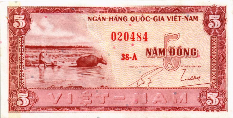 ЮЖНЫЙ ВЬЕТНАМ 5 ДОНГ