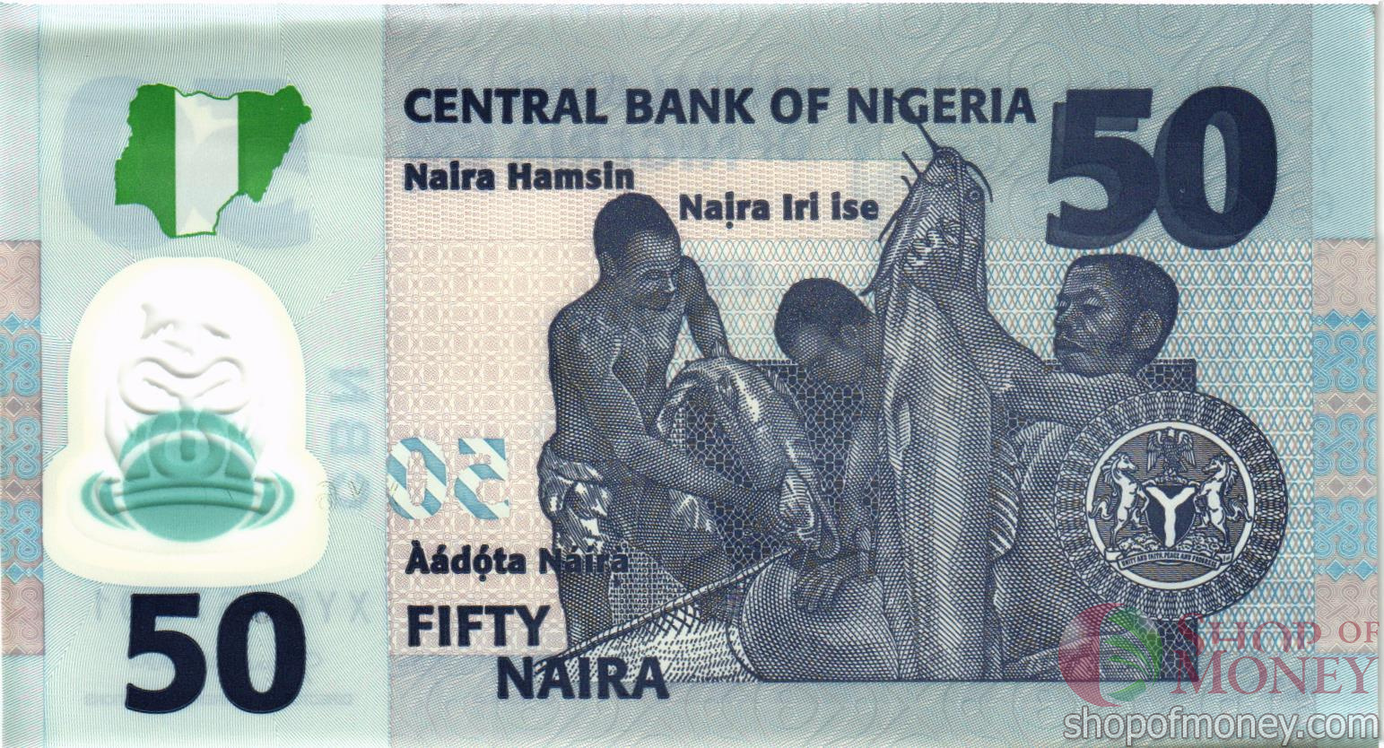НИГЕРИЯ 50 НАЙРА мини 2