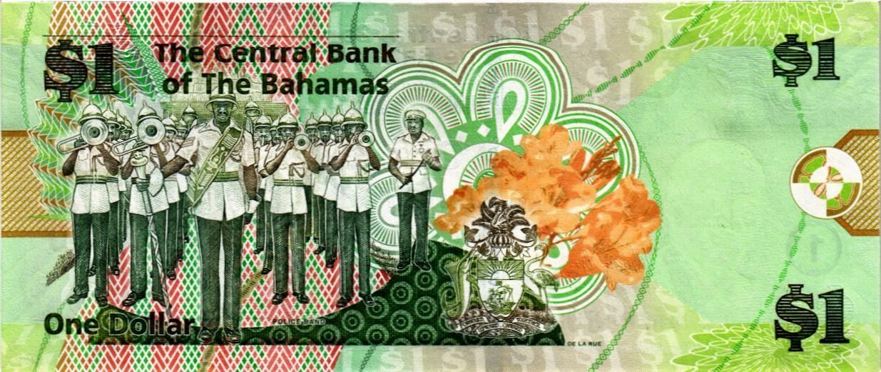 БАГАМСКИЕ ОСТРОВА 1 ДОЛЛАР мини 2