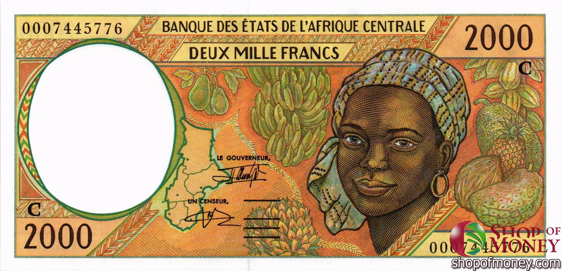 КОНГО 2000 ФРАНКОВ