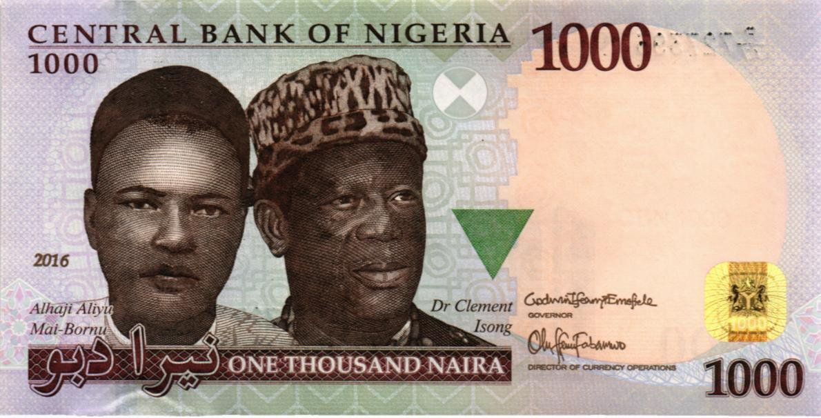 НИГЕРИЯ 1000 НАЙРА