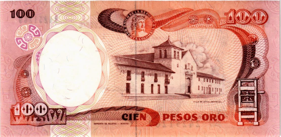 КОЛУМБИЯ 100 ПЕСО (12.10.1988) мини 2