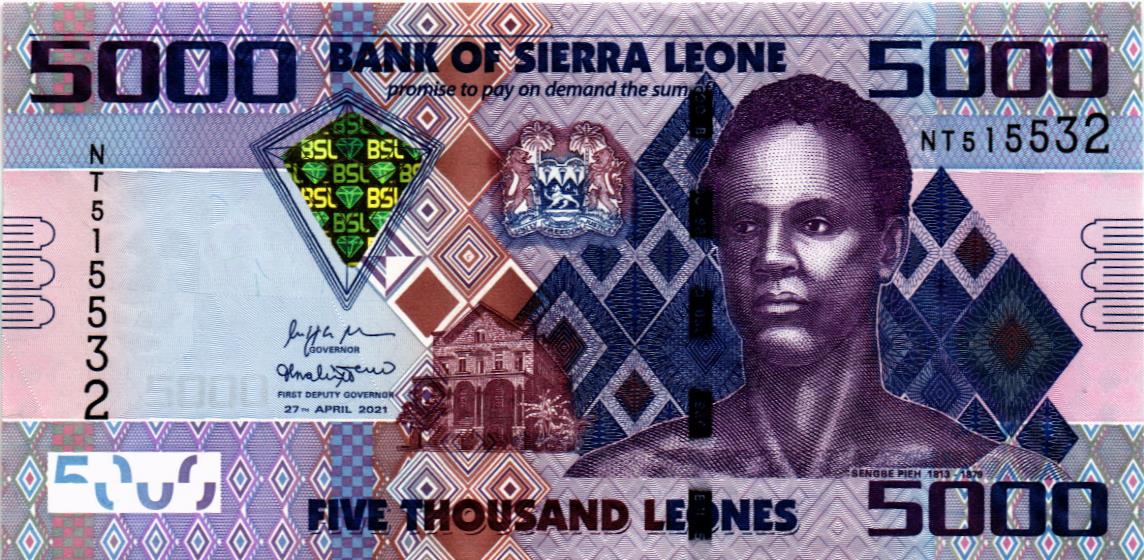 СЬЕРРА-ЛЕОНЕ 5000 ЛЕОНЕ