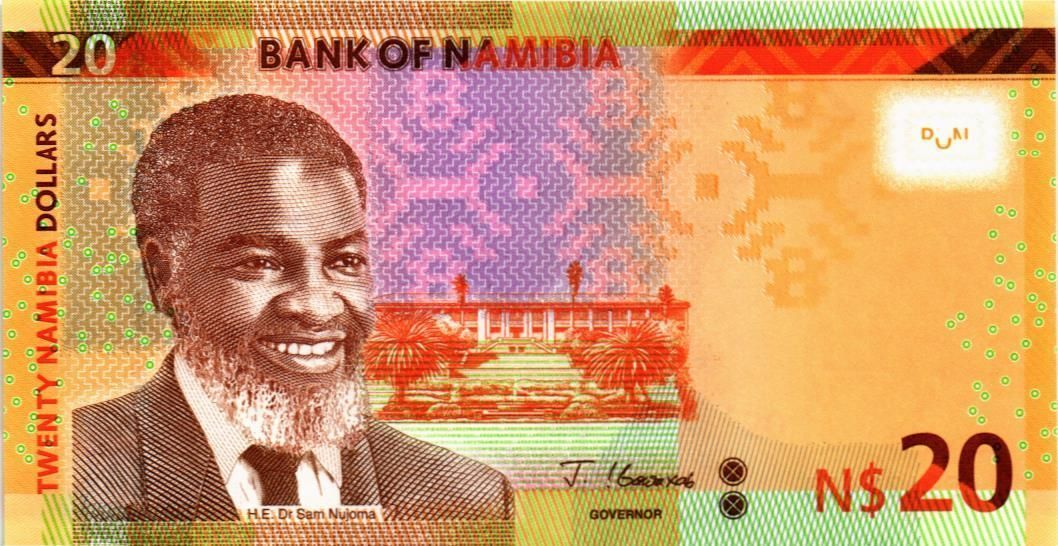 НАМИБИЯ 20 ДОЛЛАРОВ мини 1