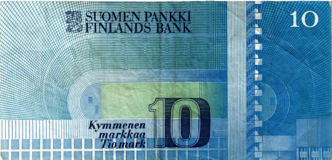 ФИНЛЯНДИЯ 10 МАРОК мини 2