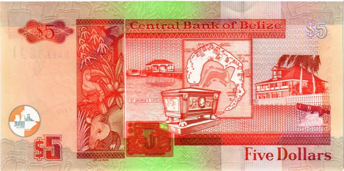 БЕЛИЗ 5 ДОЛЛАРОВ мини 2