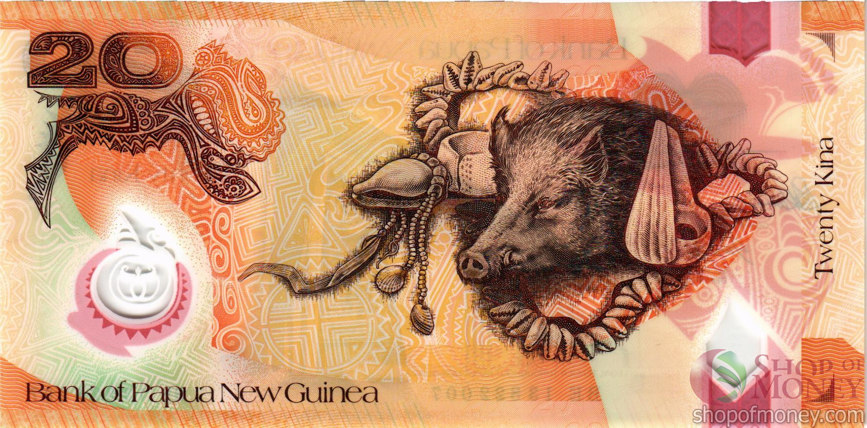 ПАПУА-НОВАЯ ГВИНЕЯ 20 КИНА мини 2