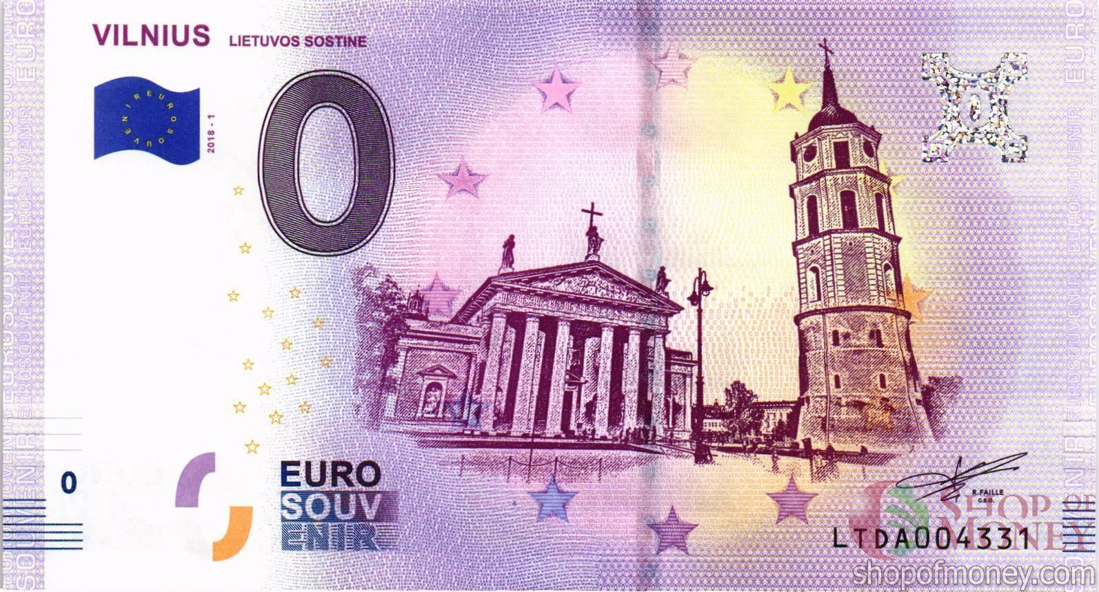 VILNIUS 0 ЕВРО мини 1