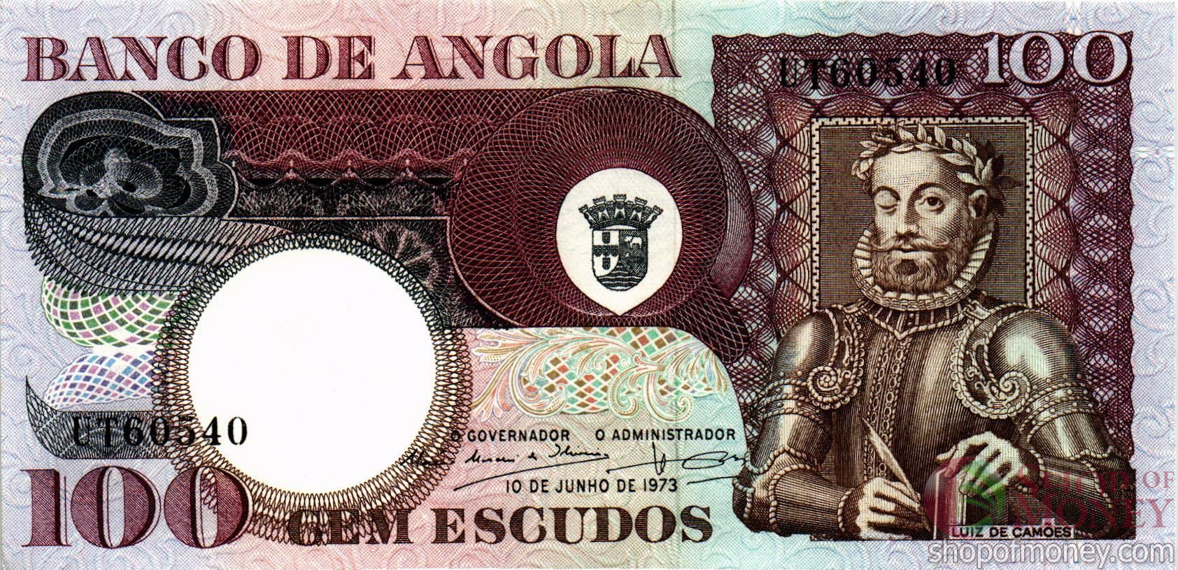 АНГОЛА 100 ЭСКУДО мини 1