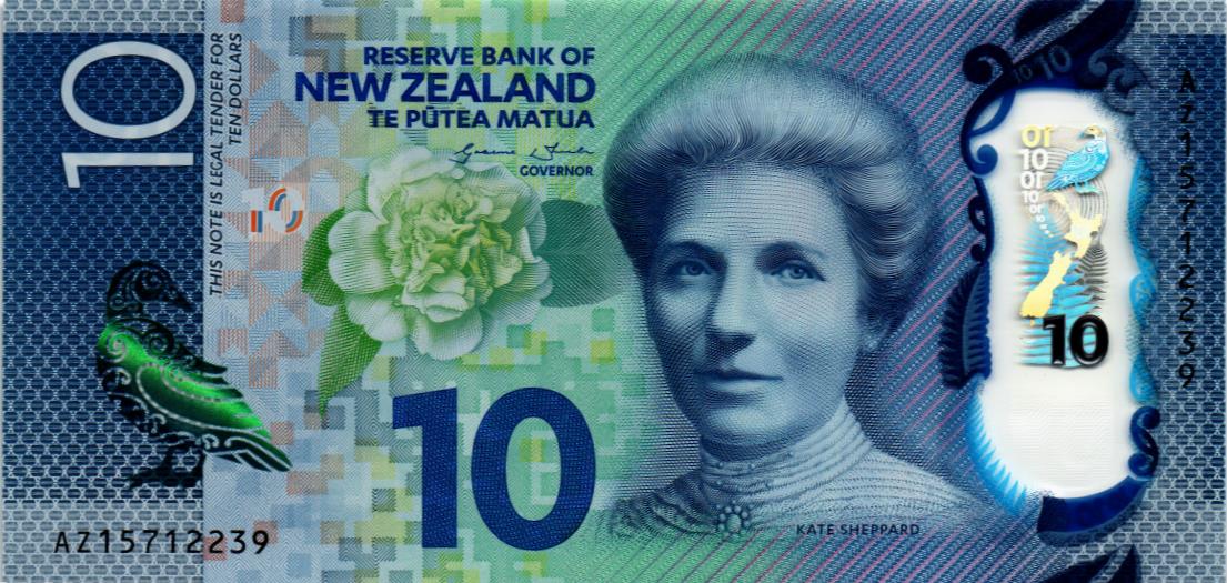 НОВАЯ ЗЕЛАНДИЯ 10 ДОЛЛАРОВ мини 1