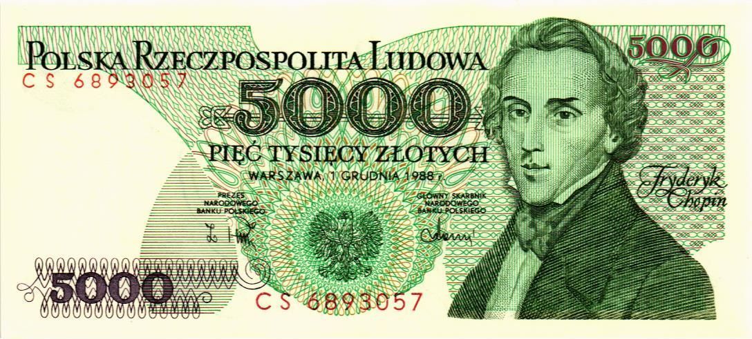 ПОЛЬША 5000 ЗЛОТЫХ