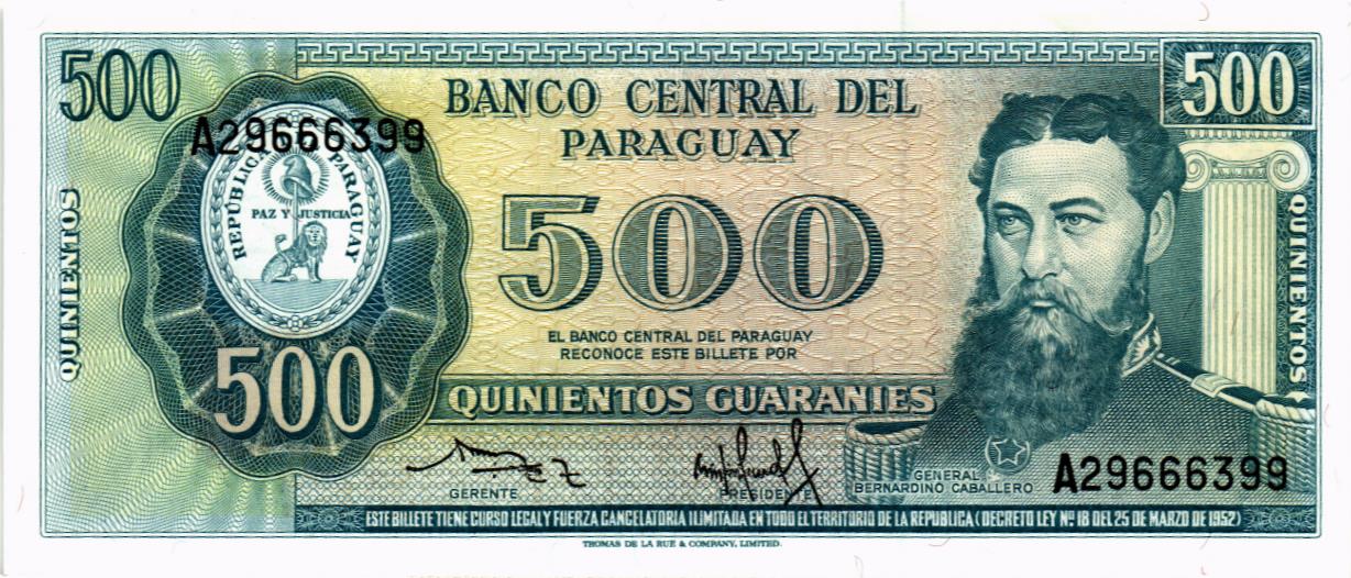 ПАРАГВАЙ 500 ГУАРАНИ мини 1