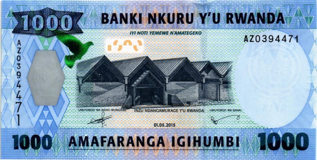 РУАНДА 1000 ФРАНКОВ