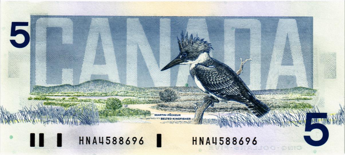 КАНАДА 5 ДОЛЛАРОВ мини 2
