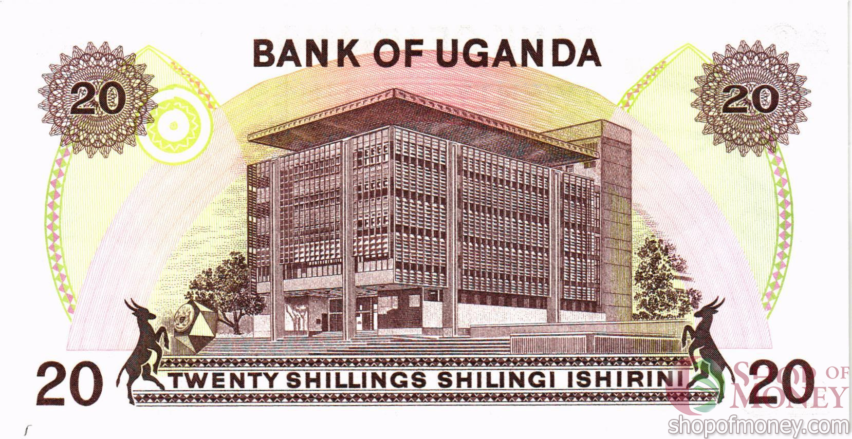 УГАНДА 20 ШИЛЛИНГОВ мини 2