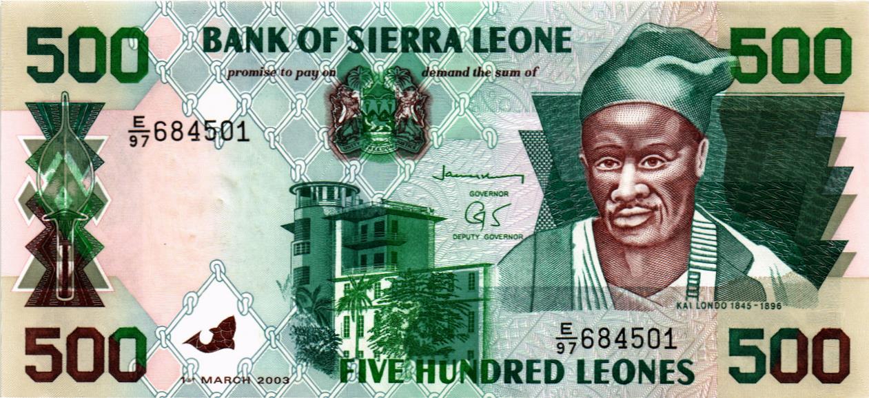 СЬЕРРА-ЛЕОНЕ 500 ЛЕОНЕ