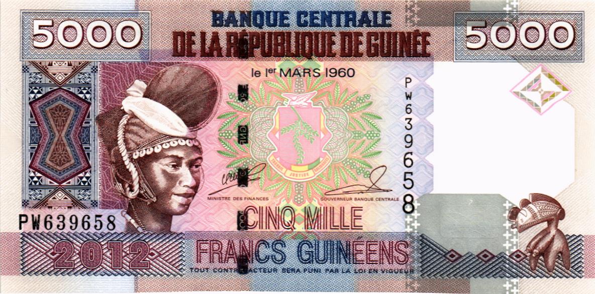 ГВИНЕЯ 5000 ФРАНКОВ