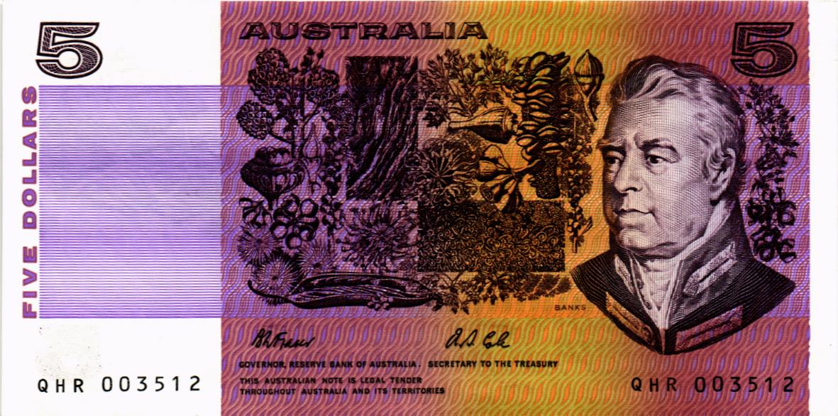 АВСТРАЛИЯ 5 ДОЛЛАРОВ